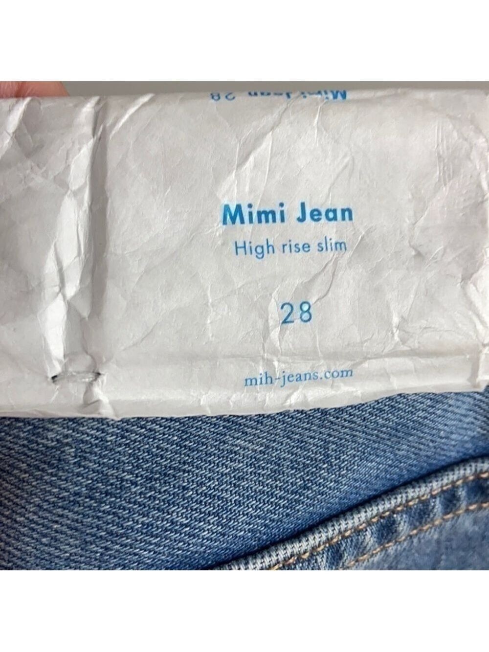 Anthropologie M.i.h Jeans Mimi High Rise Slim jeans size 28 - Picture 4 of 15